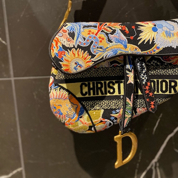 Christian Dior Saddle Bag - multi color - Picture 2 of 5